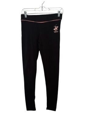 Beverly Hills Polo Club Women’s Black Ankle Length Athletic Leggings Size Small